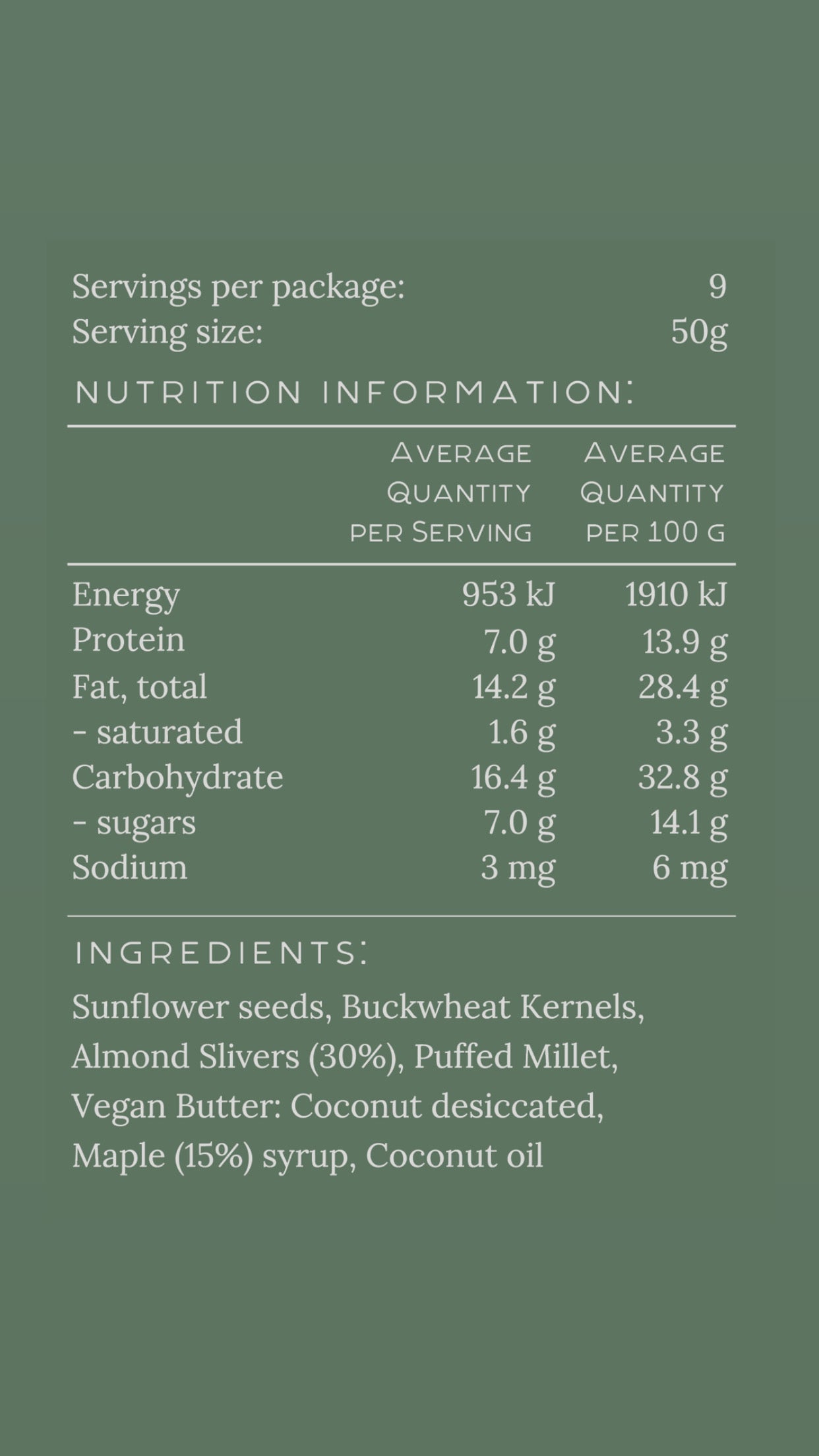 
                  
                    VEGAN MAPLE & ALMOND CLUSTERS
                  
                