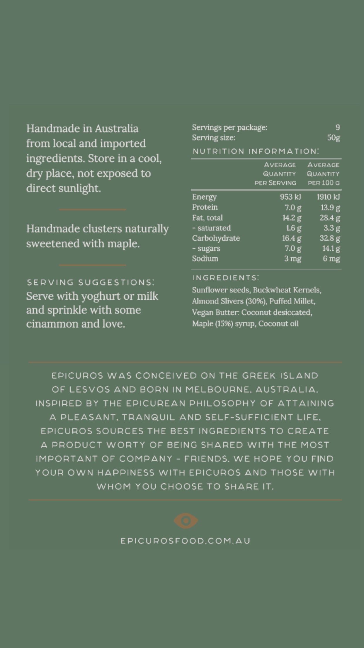 
                  
                    VEGAN MAPLE & ALMOND CLUSTERS
                  
                