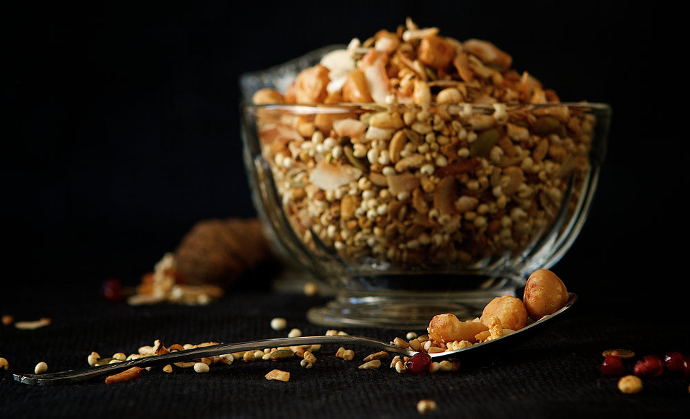 
                  
                    MACADAMIA GRANOLA
                  
                