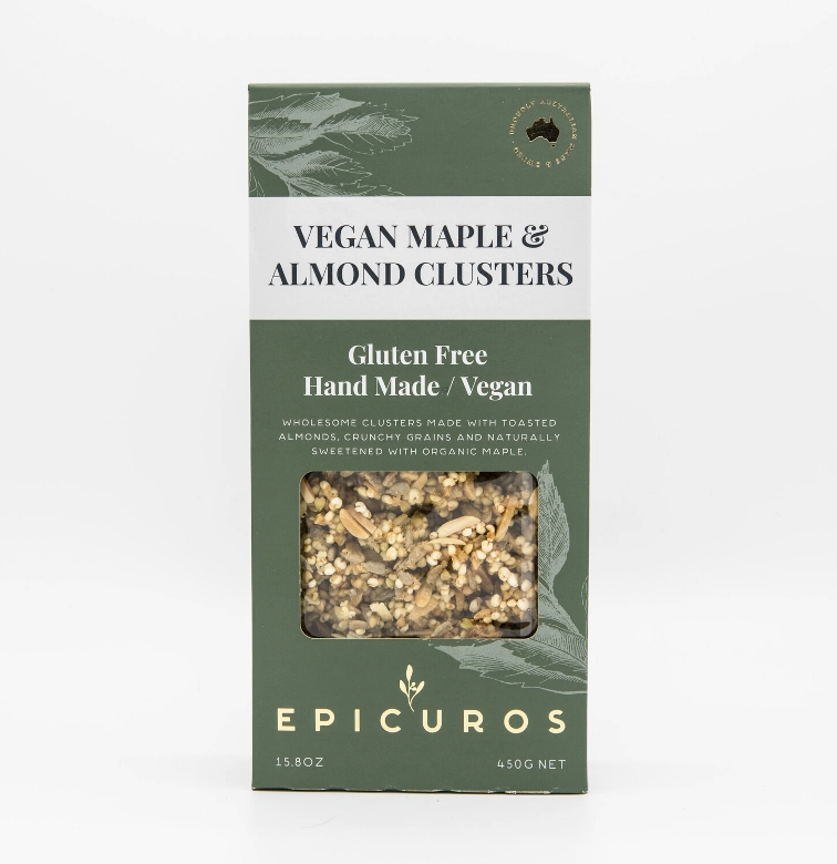 VEGAN MAPLE & ALMOND CLUSTERS